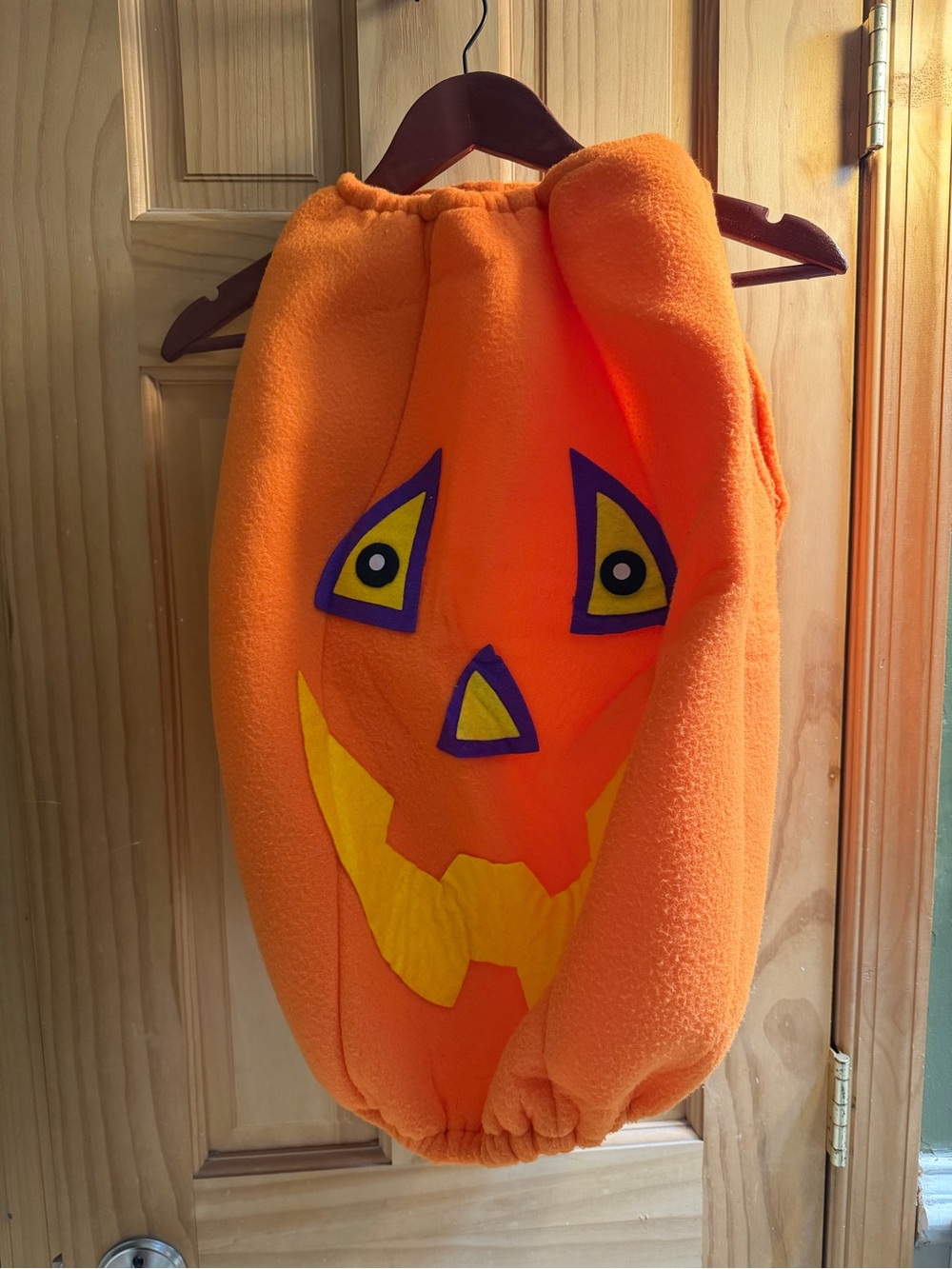 Two- Orange Pumpkin Costumes - Plush Jack-O'-Lantern